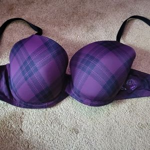 Plaid bra 35 C